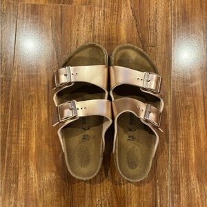 Birkenstock Kids Rose Gold Sandals
